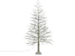 Hot Beliani Decorazione per esterni LED SUONTEE Albero di Natale 180 cm Bianco