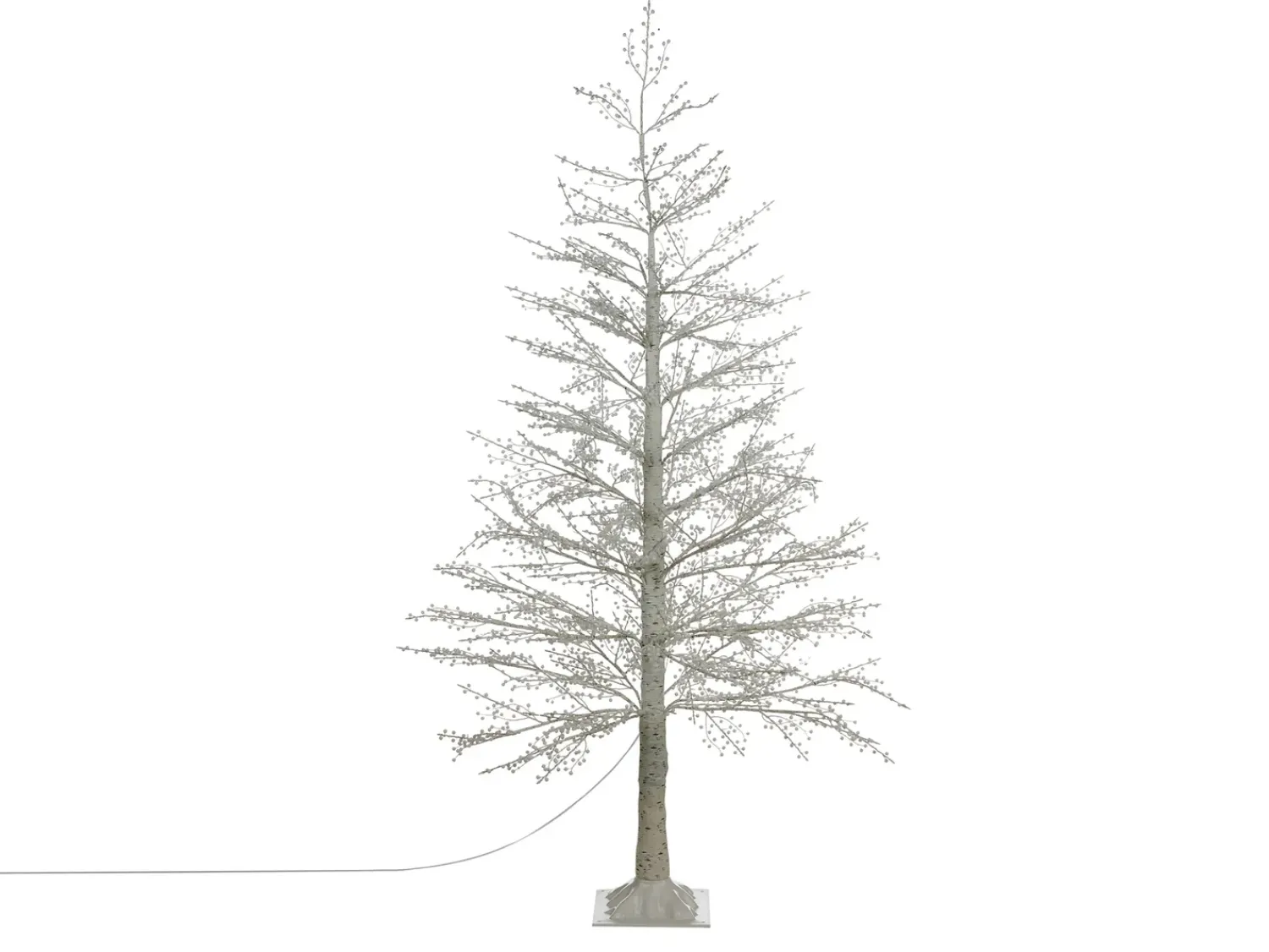 Hot Beliani Decorazione per esterni LED SUONTEE Albero di Natale 180 cm Bianco