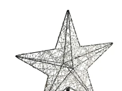 Best Beliani Decorazione per esterni LED SANNAN Stella 110 cm Nero