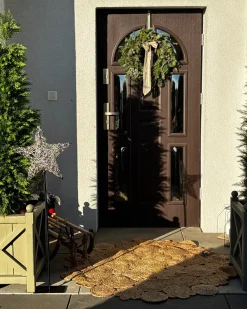 Best Beliani Decorazione per esterni LED SANNAN Stella 110 cm Nero