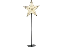 Best Beliani Decorazione per esterni LED SANNAN Stella 110 cm Nero