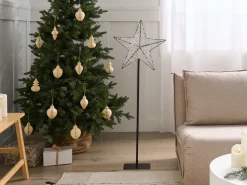Best Beliani Decorazione per esterni LED SANNAN Stella 110 cm Nero