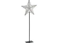 Best Beliani Decorazione per esterni LED SANNAN Stella 110 cm Nero