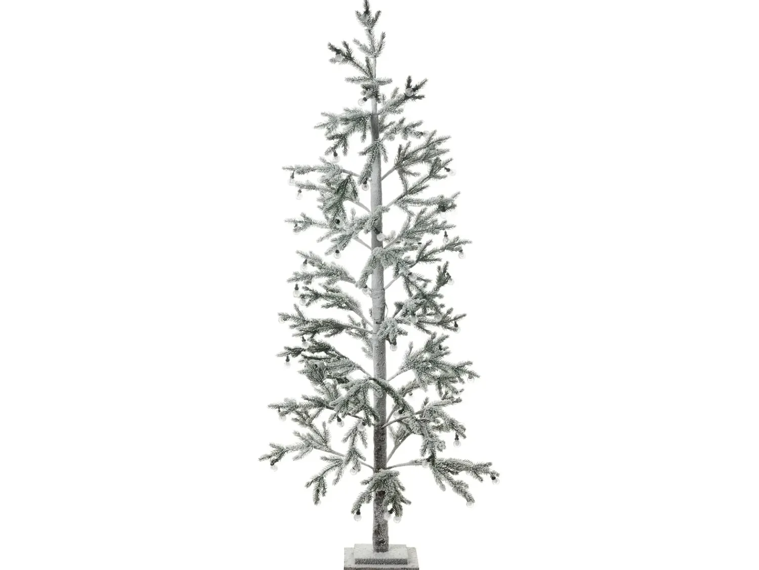 Outlet Beliani Decorazione per esterni LED TORSA Albero 180 cm Verde Bianco Verde