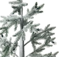 Outlet Beliani Decorazione per esterni LED TORSA Albero 180 cm Verde Bianco Verde