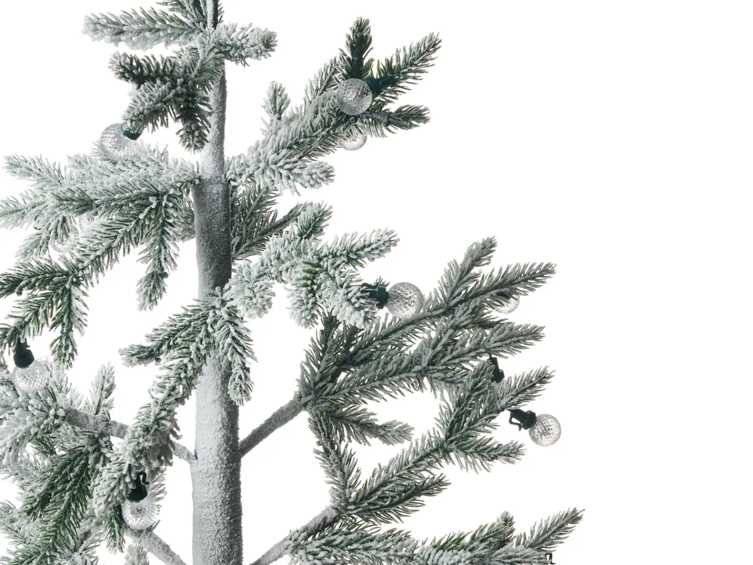 Outlet Beliani Decorazione per esterni LED TORSA Albero 180 cm Verde Bianco Verde