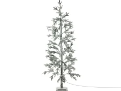 Outlet Beliani Decorazione per esterni LED TORSA Albero 180 cm Verde Bianco Verde