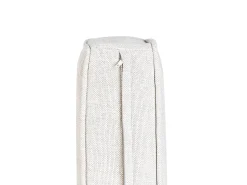 Sale Beliani Divano angolare da giardino con pouf 6 posti PALERMO Modulare Rattan sintetico (PE) Marrone Bianco Marrone