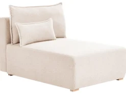 Divano angolare modulare NERBO Bouclé Beige Lato destro