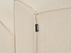 Divano angolare modulare 4 posti ARDAL Tessuto Beige Lato destro