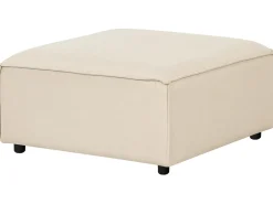 Divano angolare modulare 3 posti ARDAL Tessuto Beige con ottomana Lato destro
