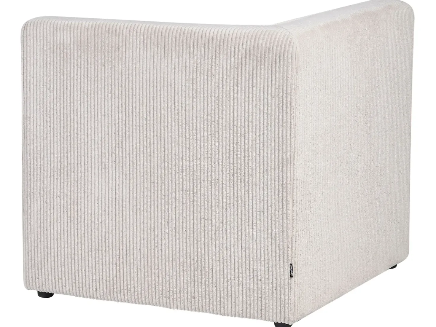 Divano angolare modulare 4 posti LEMVIG Velluto a coste Beige Lato destro
