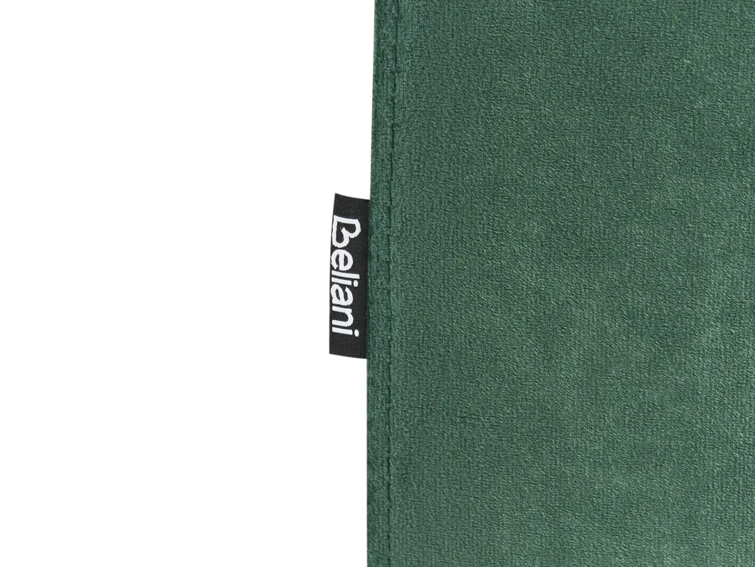 Outlet Beliani Divano angolare modulare 4 posti EVJA Velluto Lato destro Verde