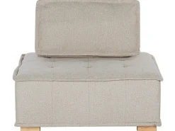 Outlet Beliani modulare 4 posti TIBRO Tessuto Beige chiaro Lato destro Beige Marrone