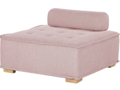 Clearance Beliani modulare 4 posti TIBRO Tessuto Rosa Lato destro Rosa Marrone