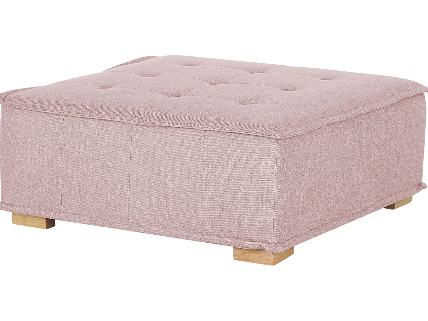 Clearance Beliani modulare 4 posti TIBRO Tessuto Rosa Lato destro Rosa Marrone