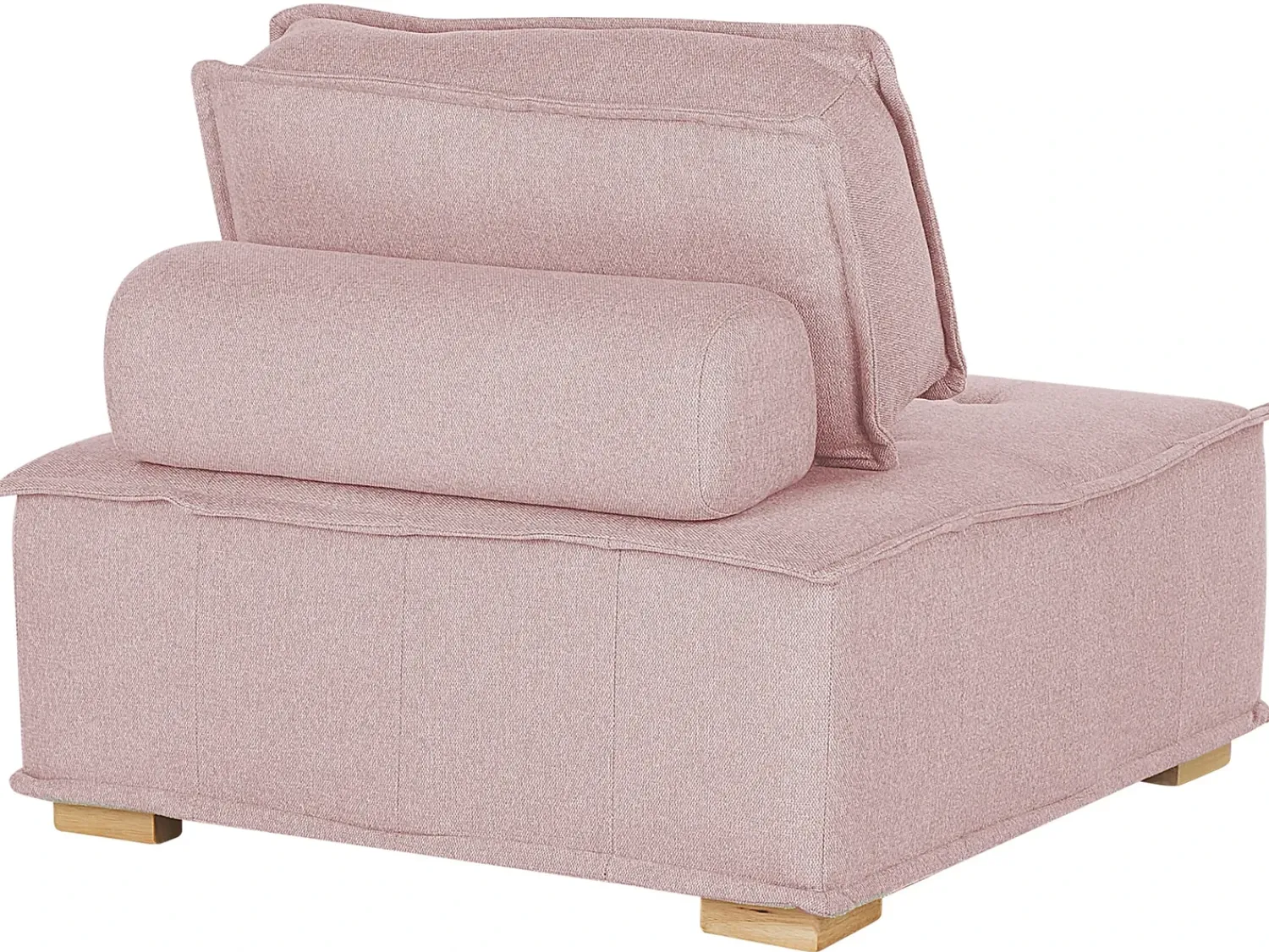 Clearance Beliani modulare 4 posti TIBRO Tessuto Rosa Lato destro Rosa Marrone