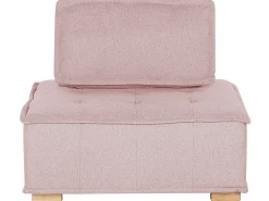 Clearance Beliani modulare 4 posti TIBRO Tessuto Rosa Lato destro Rosa Marrone