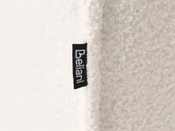 Best Beliani Divano angolare modulare 4 posti ARDAL Bouclé Bianco sporco Lato destro Bianco Nero