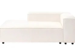 Best Beliani Divano angolare modulare 4 posti ARDAL Bouclé Bianco sporco Lato destro Bianco Nero