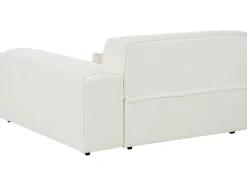 Outlet Beliani Divano angolare modulare 3 posti HELLNAR Bouclé sporco Bianco