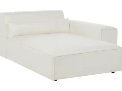 Outlet Beliani Divano angolare modulare 3 posti HELLNAR Bouclé sporco Bianco