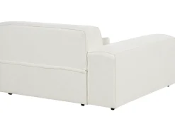 Outlet Beliani Divano angolare modulare 3 posti HELLNAR Bouclé sporco Bianco
