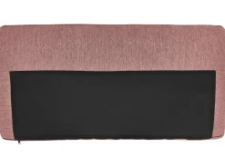 Discount Beliani Divano angolare 2 posti BREDA Tessuto Rosa Lato destro Rosa Nero