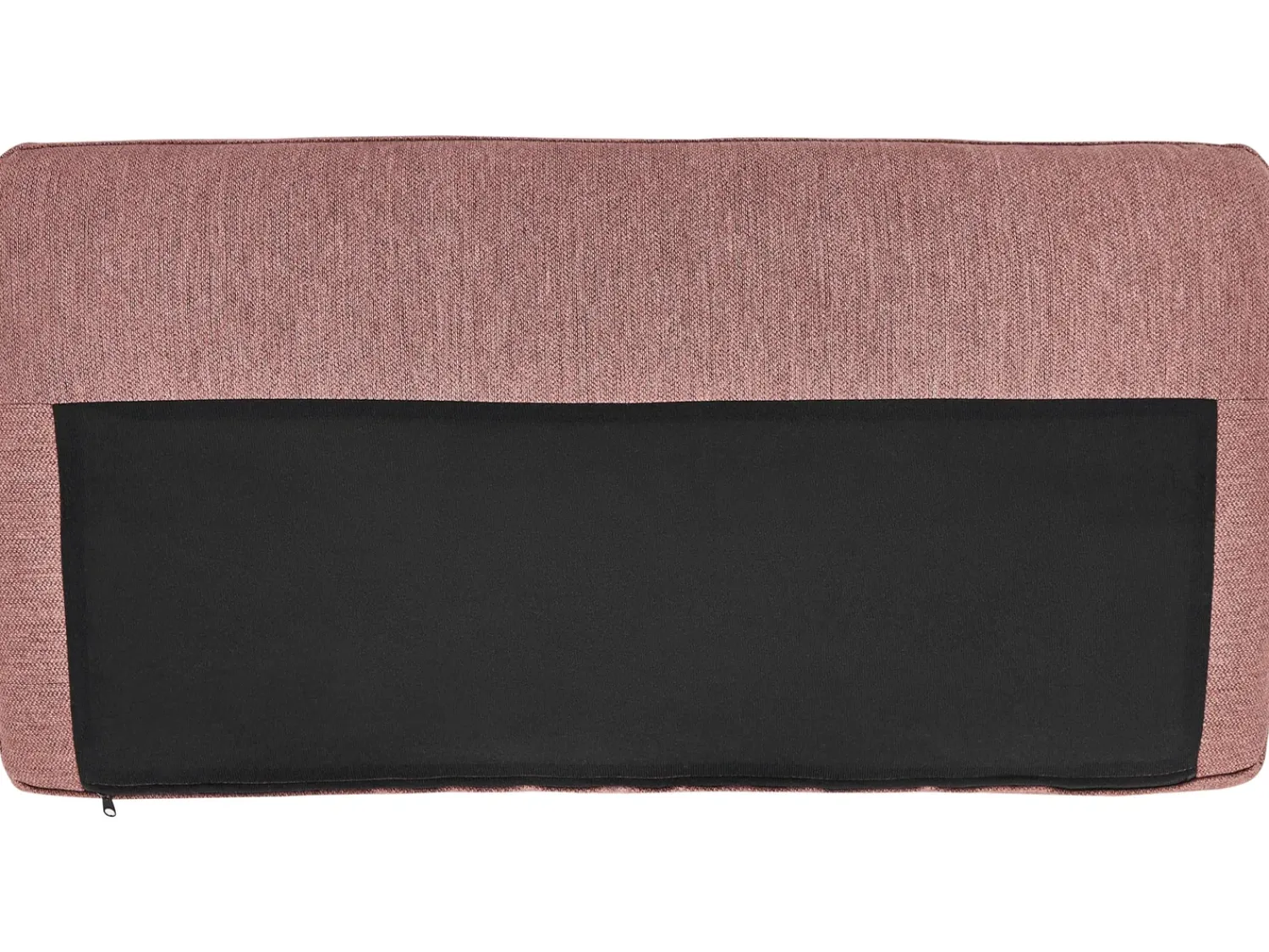 Discount Beliani Divano angolare 2 posti BREDA Tessuto Rosa Lato destro Rosa Nero