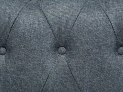 Best Beliani Divano angolare 6 posti CHESTERFIELD Tessuto Grigio Marrone Grigio