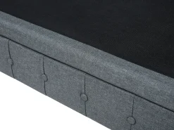 Discount Beliani Divano angolare 6 posti CHESTERFIELD Tessuto Grigio Marrone Grigio