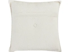 Clearance Beliani Divano angolare 3 posti DOLVA Bouclé Bianco sporco Lato Sinistro Bianco Nero
