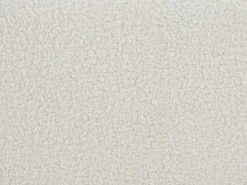 Clearance Beliani Divano angolare 3 posti DOLVA Bouclé Bianco sporco Lato Sinistro Bianco Nero