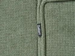 Clearance Beliani Divano angolare 3 posti DOLVA Ciniglia Verde scuro Verde Nero