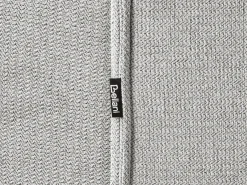 Outlet Beliani Divano angolare 3 posti DOLVA Tessuto Grigio chiaro Grigio Nero