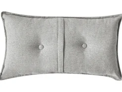 Outlet Beliani Divano angolare 3 posti DOLVA Tessuto Grigio chiaro Grigio Nero