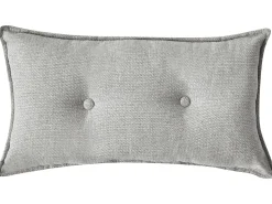Outlet Beliani Divano angolare 3 posti DOLVA Tessuto Grigio chiaro Grigio Nero