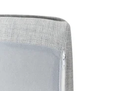 Clearance Beliani Divano angolare 3 posti ELVENES Tessuto Grigio chiaro Marrone Grigio