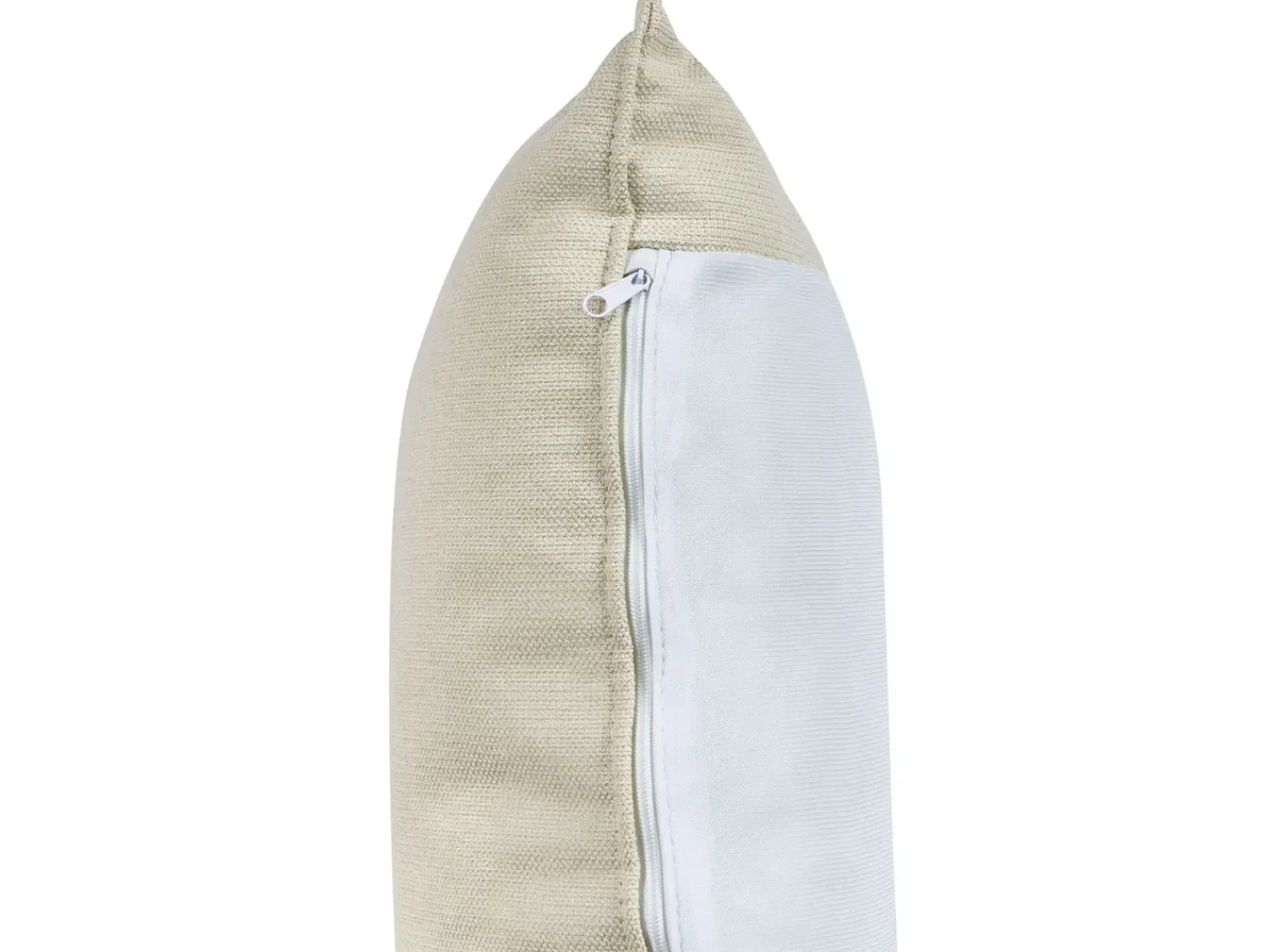 Online Beliani Divano angolare 3 posti ELVENES Tessuto Beige chiaro Beige Nero