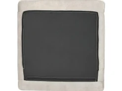 Best Beliani Divano angolare 3 posti FLAM Velluto Grigio Grigio Nero