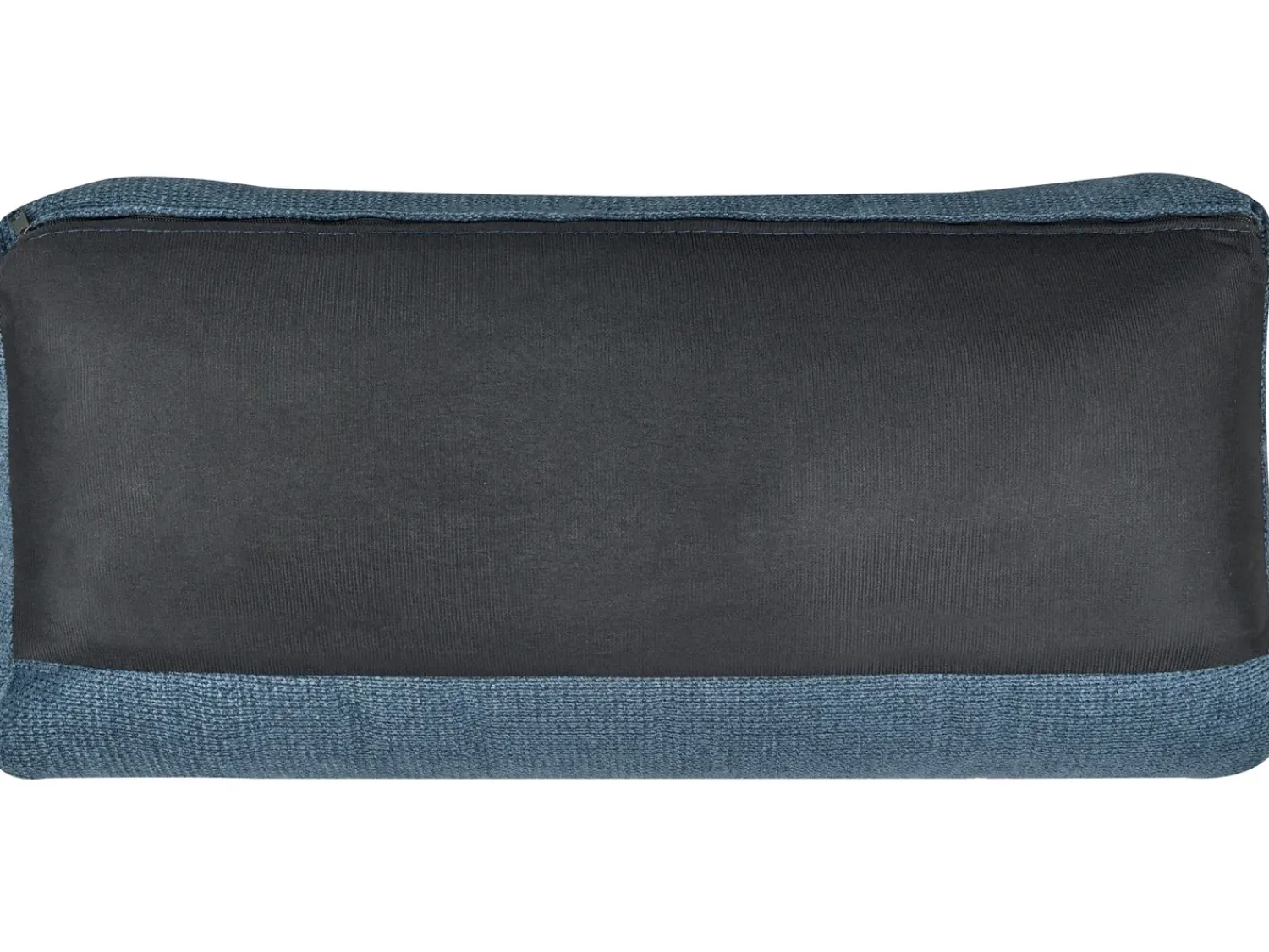 Online Beliani Divano angolare 4 posti GLOSLI Tessuto Blu marino Lato Sinistro Blu Nero