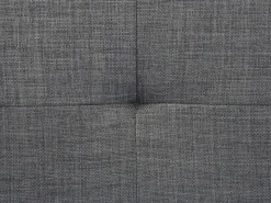 Clearance Beliani Divano angolare 4 posti KIRUNA Tessuto Grigio scuro Lato destro Argento Grigio