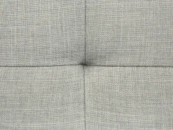 Outlet Beliani Divano angolare 4 posti KIRUNA Tessuto Grigio chiaro Lato destro Argento Grigio