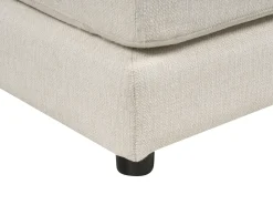 Discount Beliani Divano angolare 5 posti LILVIKEN Tessuto Beige chiaro Beige Nero