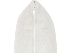 Discount Beliani Divano angolare 5 posti LOFOTEN Tessuto Bianco sporco Lato Sinistro Bianco Nero