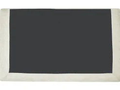 Hot Beliani Divano angolare 3 posti MALOY Ciniglia Bianco sporco Bianco Nero