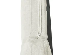 Hot Beliani Divano angolare 3 posti MALOY Ciniglia Bianco sporco Bianco Nero