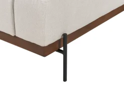 Online Beliani Divano angolare 4 posti MARIFERD Tessuto Beige chiaro Beige Marrone Nero