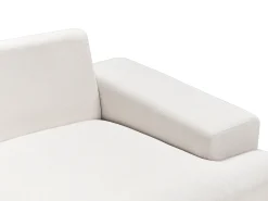 Online Beliani Divano angolare 4 posti MARIFERD Tessuto Beige chiaro Beige Marrone Nero