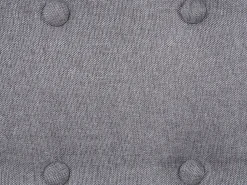 Outlet Beliani 3 posti MOTALA Tessuto Grigio chiaro Lato Sinistro Marrone Grigio